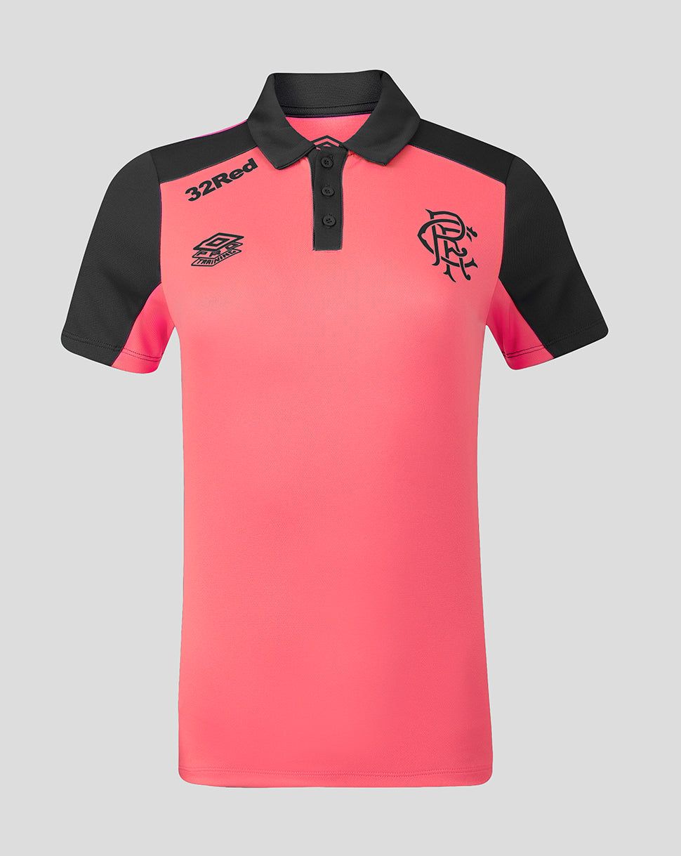 トップス FCRB 24SS S/S TEAM POLO FCRB-240027 RANGERS FC WOMENS 2026/27 PRO TRAINING POLY POLO - CALYPSO CORAL