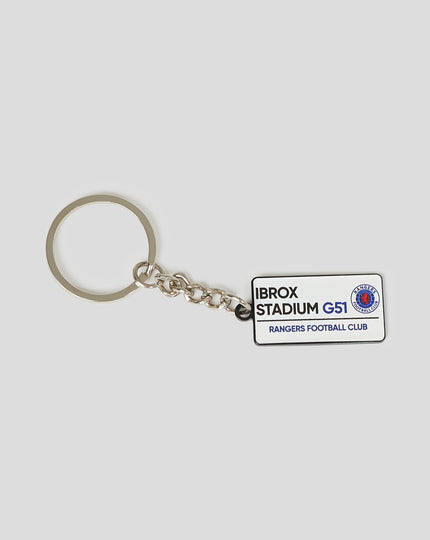 Rangers Street Sign Keyring