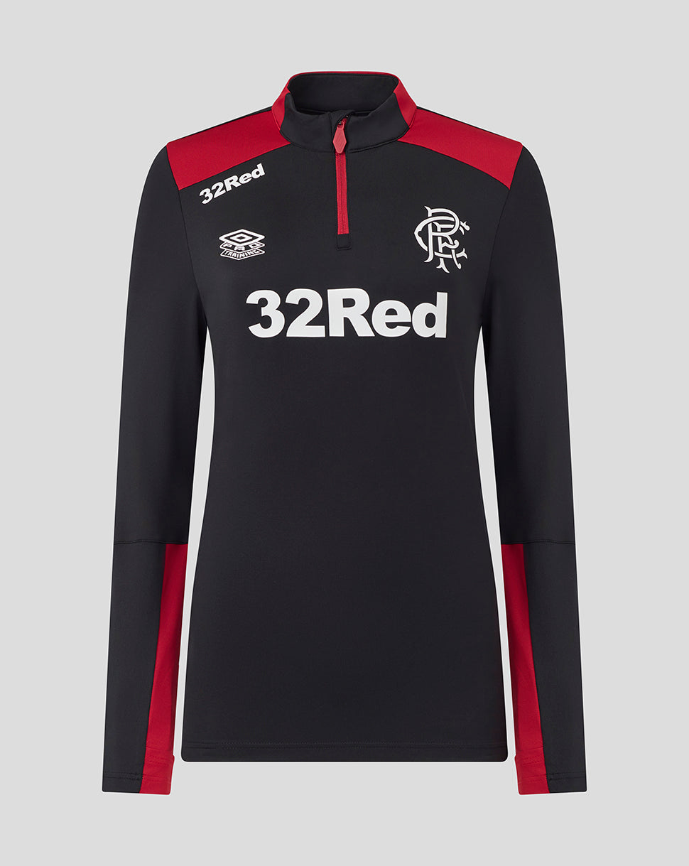 WOMENS 25/26 COACHES TRAINING QUARTER ZIP TOP - CAVIAR
