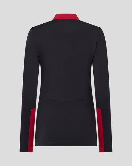 WOMENS 25/26 COACHES TRAINING QUARTER ZIP TOP - CAVIAR