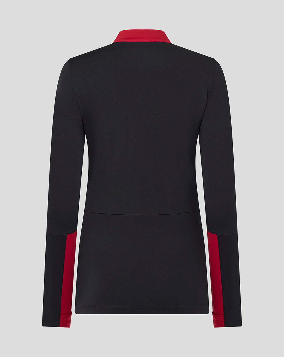 WOMENS 25/26 COACHES TRAINING QUARTER ZIP TOP - CAVIAR