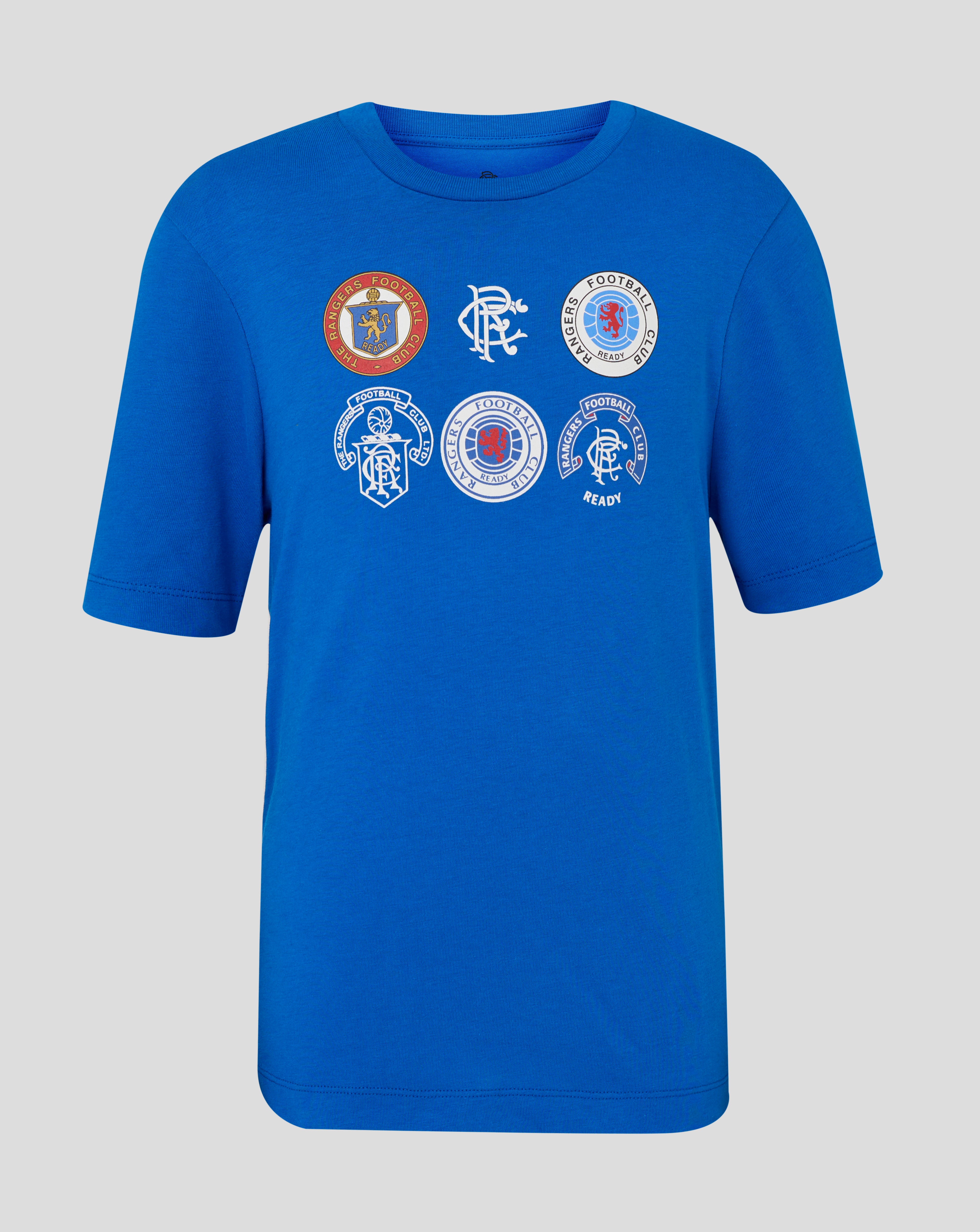 Rangers Junior 25/26 Badge Tee - Lapis Blue