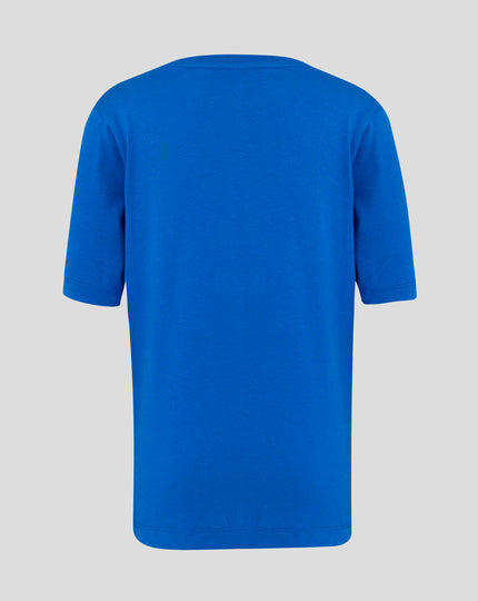 Rangers Junior 25/26 Badge Tee - Lapis Blue