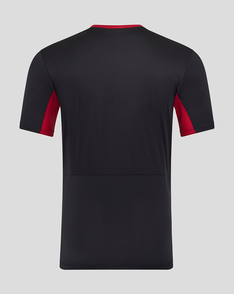 MENS 25/26 COACHES TRAINING SHORT SLEEVE TEE - CAVIAR