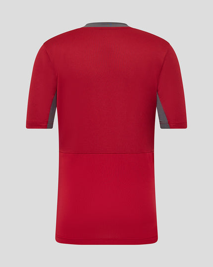 JUNIOR 25/26 PLAYERS TRAINING SHORT SLEEVE TEE - RHYTHMIC RED