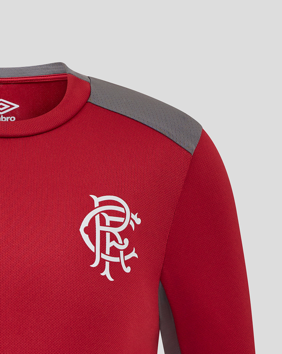JUNIOR 25/26 PLAYERS TRAINING SHORT SLEEVE TEE - RHYTHMIC RED