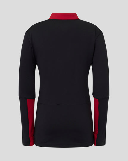 JUNIOR 25/26 COACHES TRAINING PRO QUARTER ZIP TOP - CAVIAR