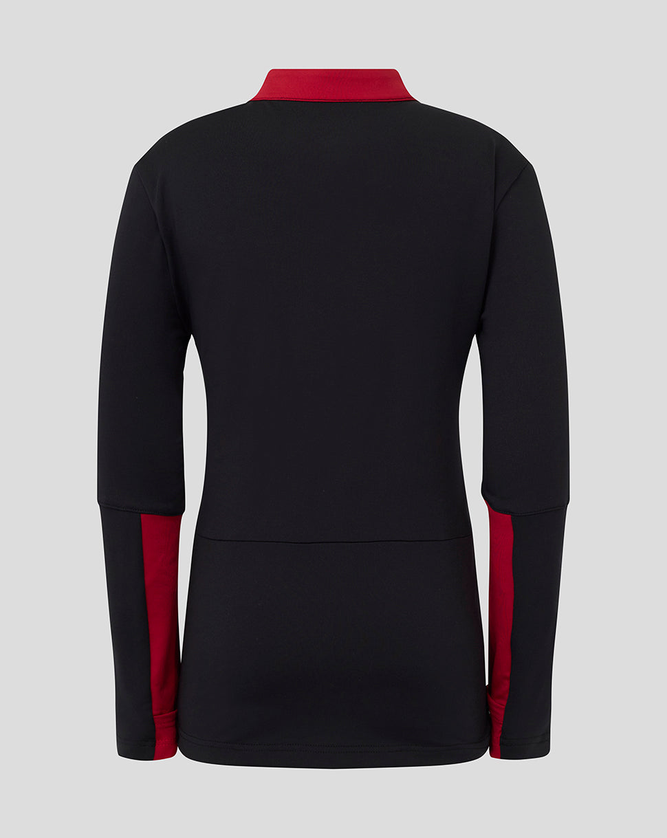 JUNIOR 25/26 COACHES TRAINING PRO QUARTER ZIP TOP - CAVIAR