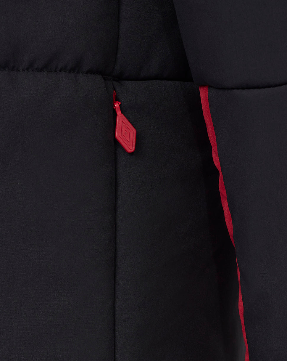 JUNIOR 25/26 COACHES TRAINING PADDED JACKET - CAVIAR