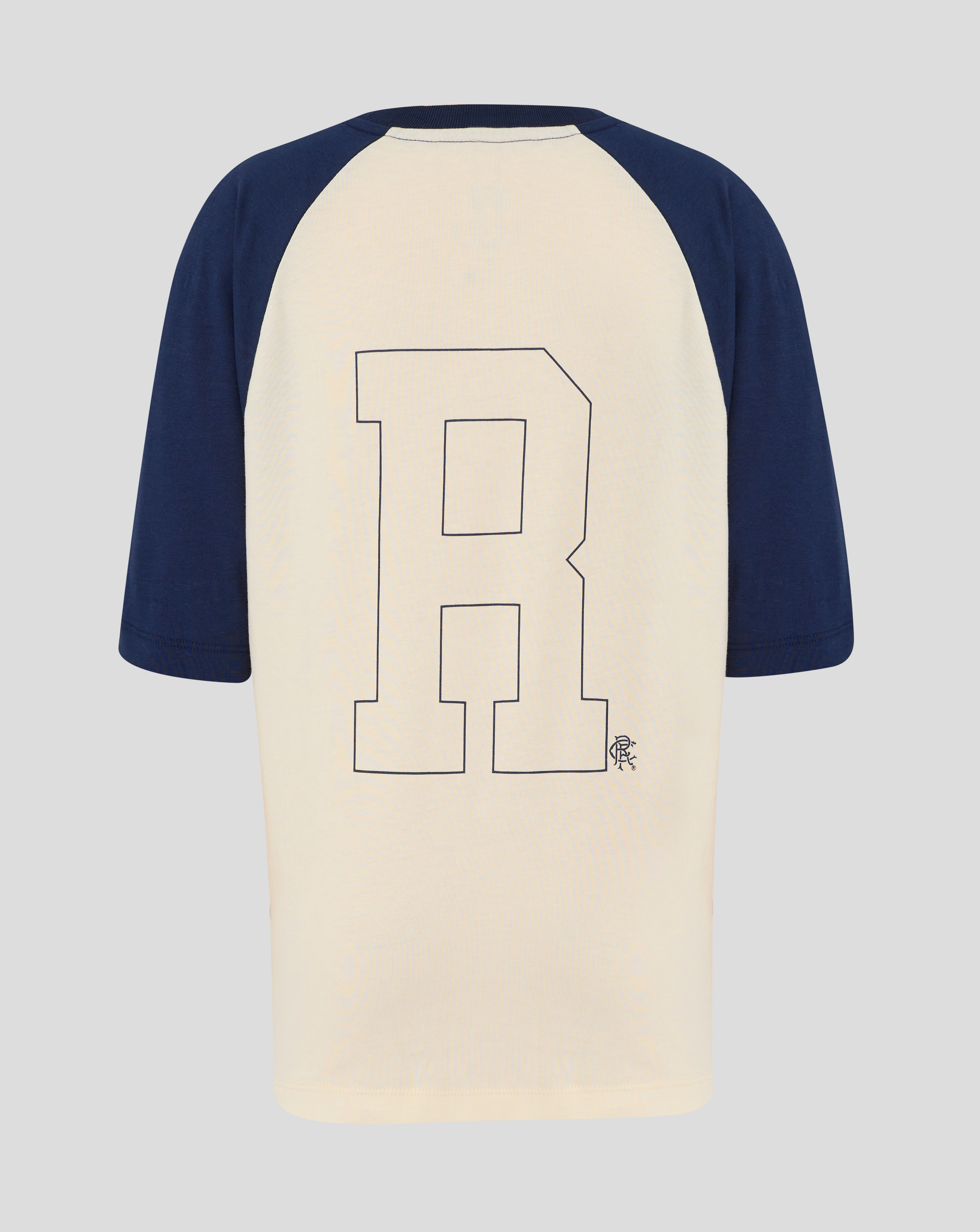 JUNIOR RANGERS CONTEMPORARY RAGLAN TEE - BLACK