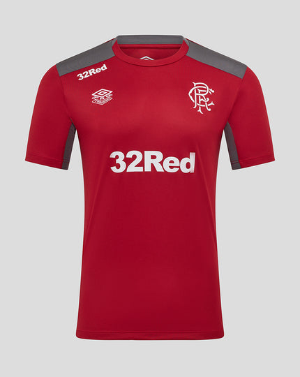MENS 25/26 PRO TRAINING SHORT SLEEVE TEE - RHYTHMIC RED