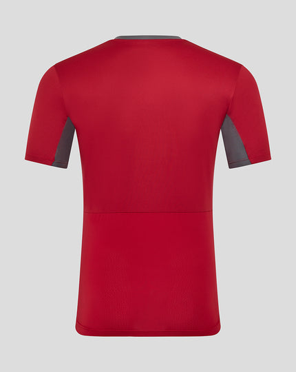 MENS 25/26 PRO TRAINING SHORT SLEEVE TEE - RHYTHMIC RED
