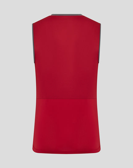 MENS 25/26 PLAYERS TRAINING VEST - RHYTHMIC RED
