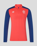 RANGERS FC JUNIOR 2026/27 PRO TRAINING QUARTER ZIP - CAYENNE RED