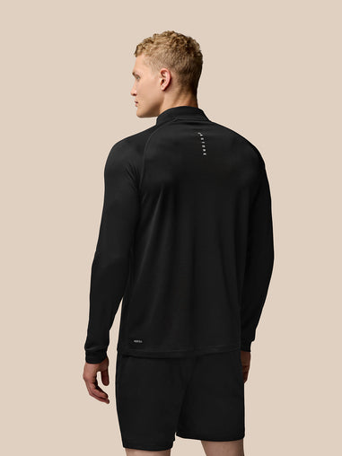 Adapt Training 1/4 Zip Top - Black