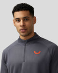 Adapt Training 1/4 Zip Top - Pewter Blue