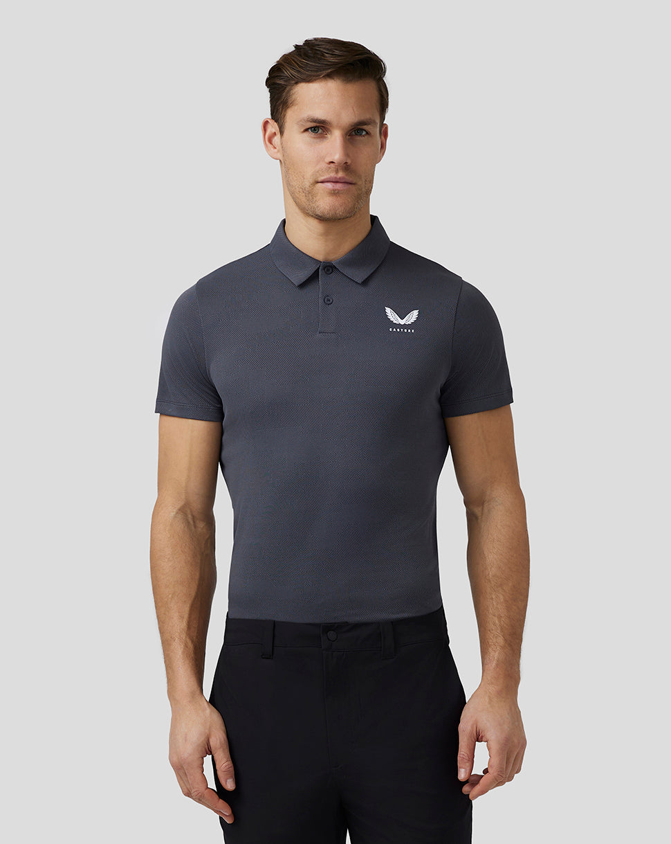 Pinnacle Knit Polo - Pewter