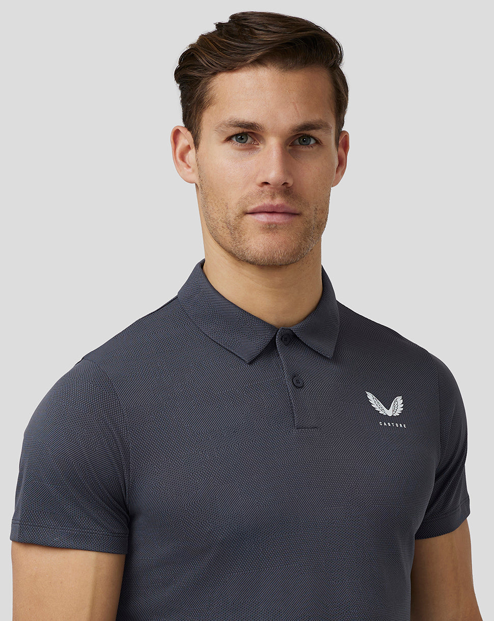 Pinnacle Knit Polo - Pewter