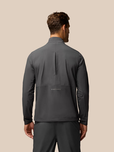 Golf Half Zip Top - Charcoal