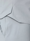 Close up of light grey ProTek fabric with water droplets showing moisture resistance.