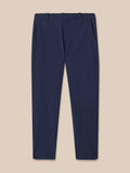 Front view of navy Golf Pinnacle Winter Trousers showing belt loops and pocket openings