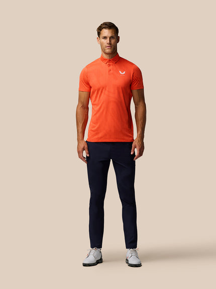 GOLF PINNACLE GLOW POLO - BRIGHT ORANGE