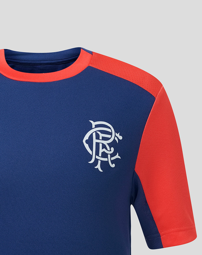 RANGERS FC JUNIOR 2026/27 PRO TRAINING T-SHIRT - TWILIGHT BLUE