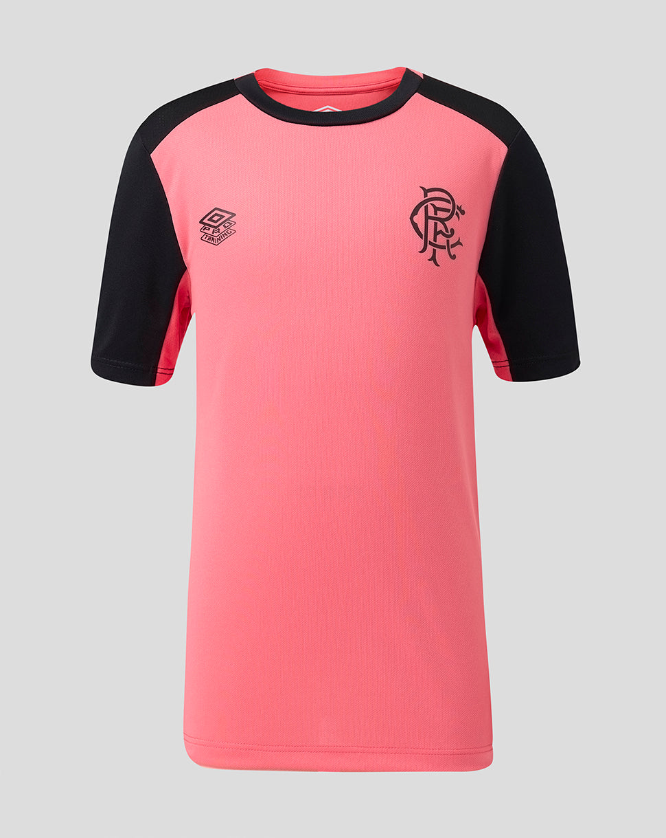 RANGERS FC JUNIOR 2026/27 PRO TRAINING T-SHIRT - CALYPSO CORAL
