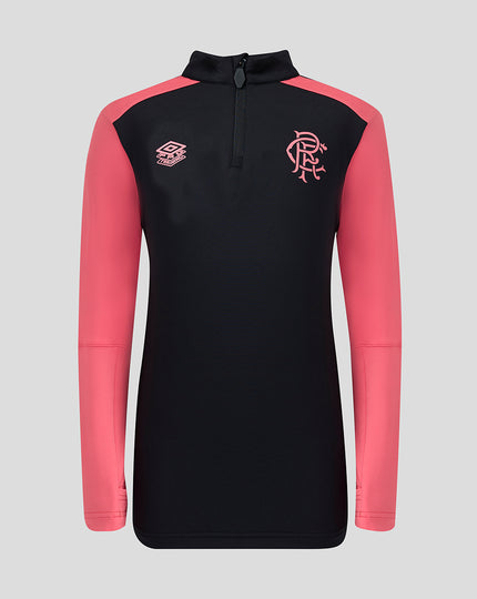 RANGERS FC JUNIOR 2026/27 PRO TRAINING QUARTER ZIP - CAVIAR
