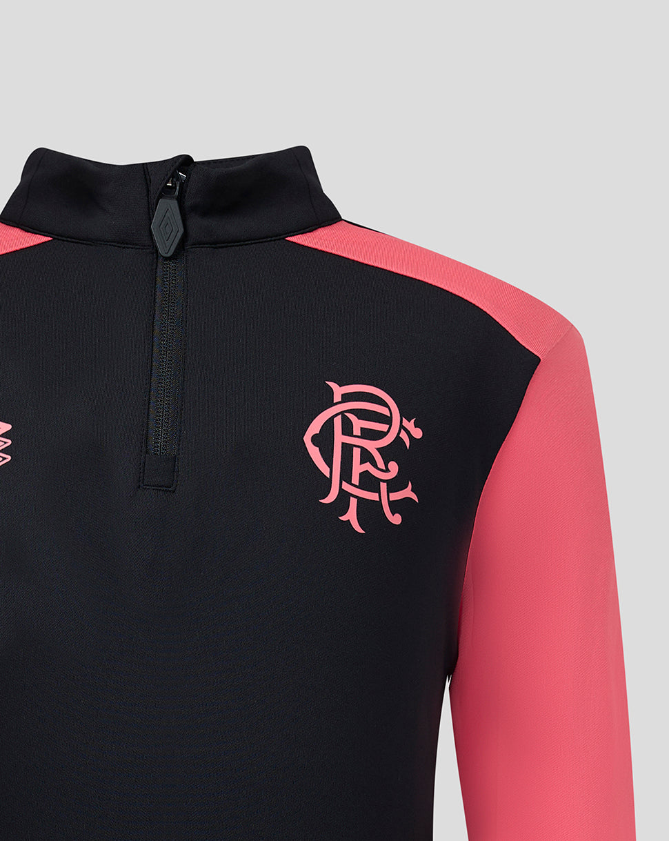 RANGERS FC JUNIOR 2026/27 PRO TRAINING QUARTER ZIP - CAVIAR