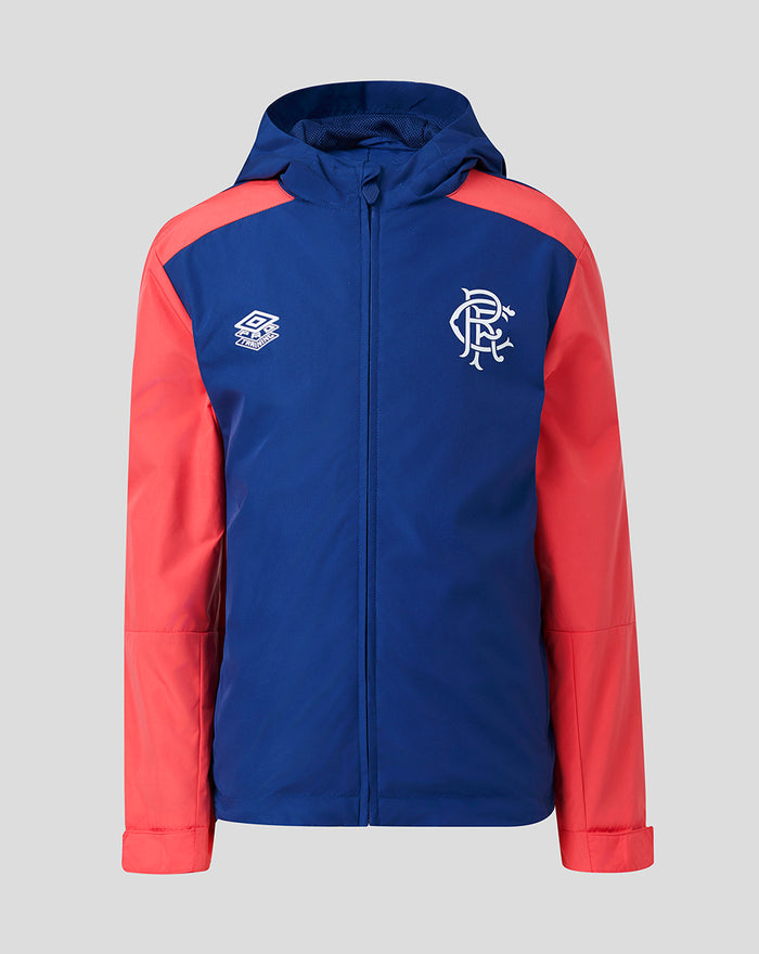 RANGERS FC JUNIOR 2026/27 PRO TRAINING SHOWER JACKET - TWILIGHT BLUE