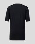 Back view of a black Rangers FC Junior 2026/27 presentation T‑shirt.