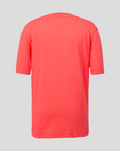 Back view of calypso coral Rangers FC Junior 2026/27 presentation T-shirt