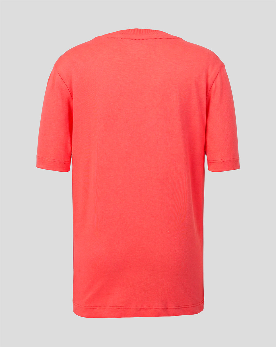 RANGERS FC JUNIOR 2026/27 PRESENTATION T-SHIRT - CALYPSO CORAL