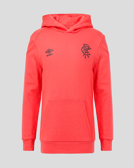 RANGERS FC JUNIOR 2026/27 PRESENTATION HOODIE - CALYPSO CORAL