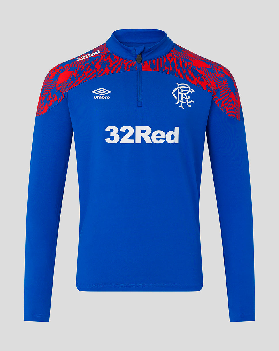 RANGERS FC MENS 2026/27 HOME MATCHDAY QUARTER ZIP TOP
