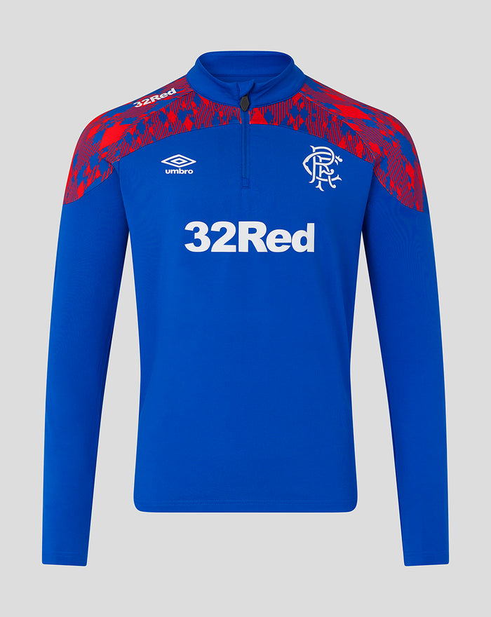 RANGERS FC MENS 2026/27 HOME MATCHDAY QUARTER ZIP TOP