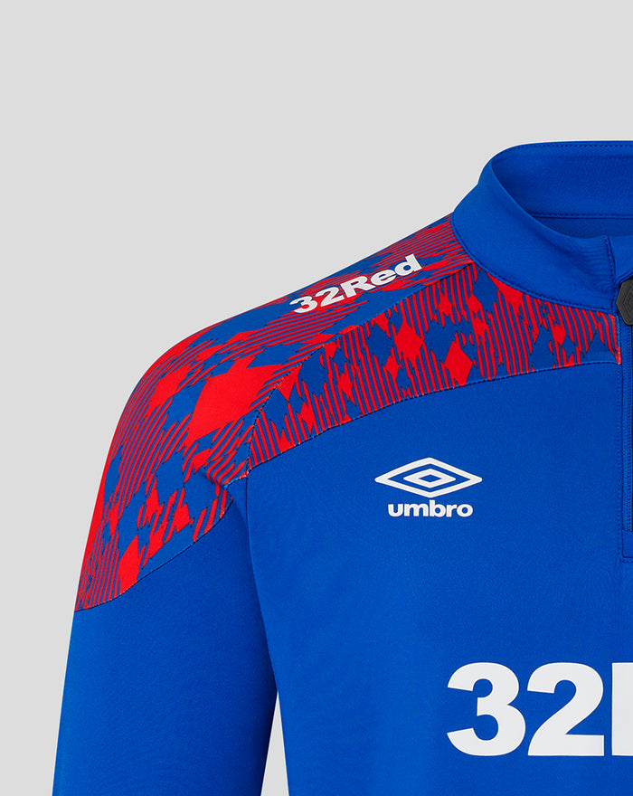 RANGERS FC MENS 2026/27 HOME MATCHDAY QUARTER ZIP TOP