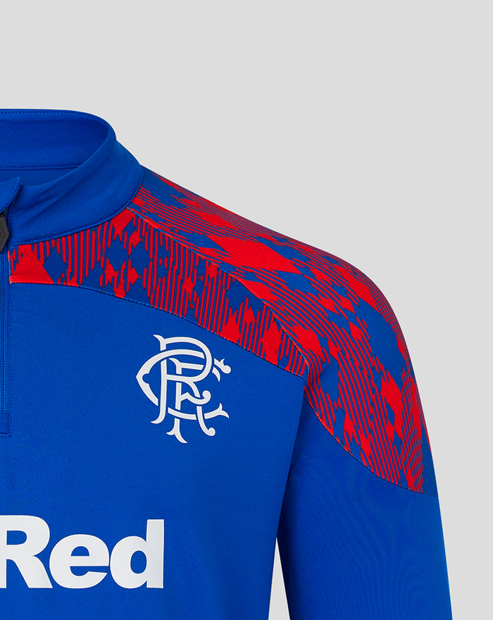 RANGERS FC MENS 2026/27 HOME MATCHDAY QUARTER ZIP TOP