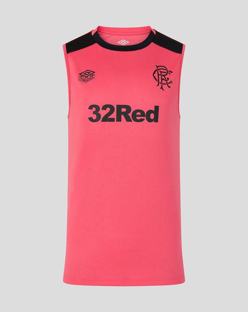 RANGERS FC MENS 2026/27 PRO TRAINING VEST - CALYPSO CORAL