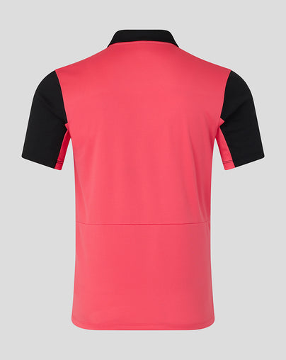 RANGERS FC MENS 2026/27 PRO TRAINING POLY POLO - CALYPSO CORAL