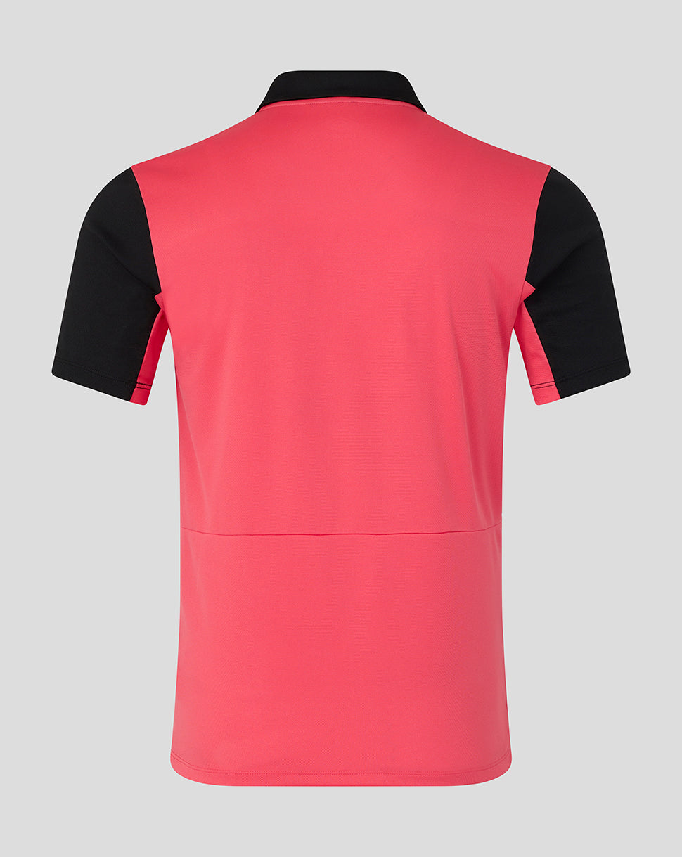 RANGERS FC MENS 2026/27 PRO TRAINING POLY POLO - CALYPSO CORAL