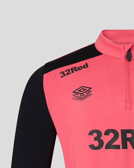 RANGERS FC MENS 2026/27 PRO TRAINING QUARTER ZIP - CALYPSO CORAL