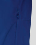 Close-up of side zip pocket on Twilight Blue Rangers training jacket with a blue zipper pull