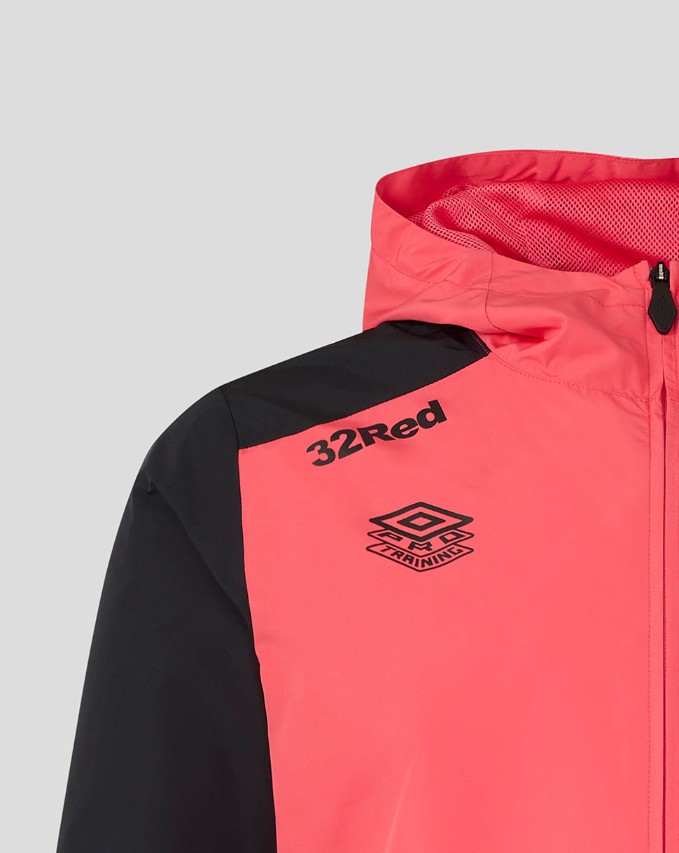 RANGERS FC MENS 2026/27 PRO TRAINING SHOWER JACKET - CALYPSO CORAL