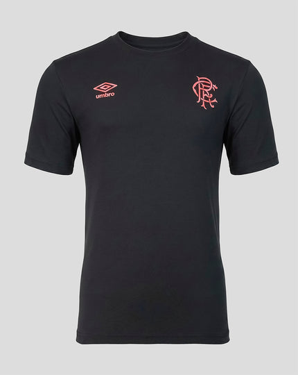 RANGERS FC MENS 2026/27 PRESENTATION T-SHIRT - CAVIAR