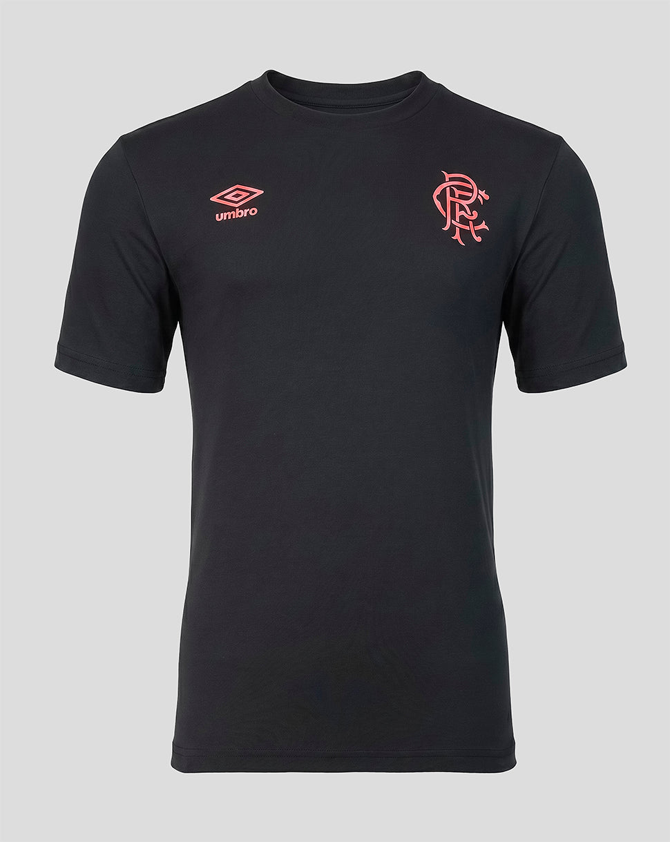 RANGERS FC MENS 2026/27 PRESENTATION T-SHIRT - CAVIAR