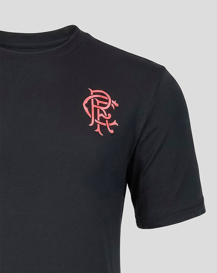 RANGERS FC MENS 2026/27 PRESENTATION T-SHIRT - CAVIAR
