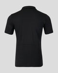 Back view of black Rangers FC Womens 2026/27 presentation polo with a clean tailored fit.