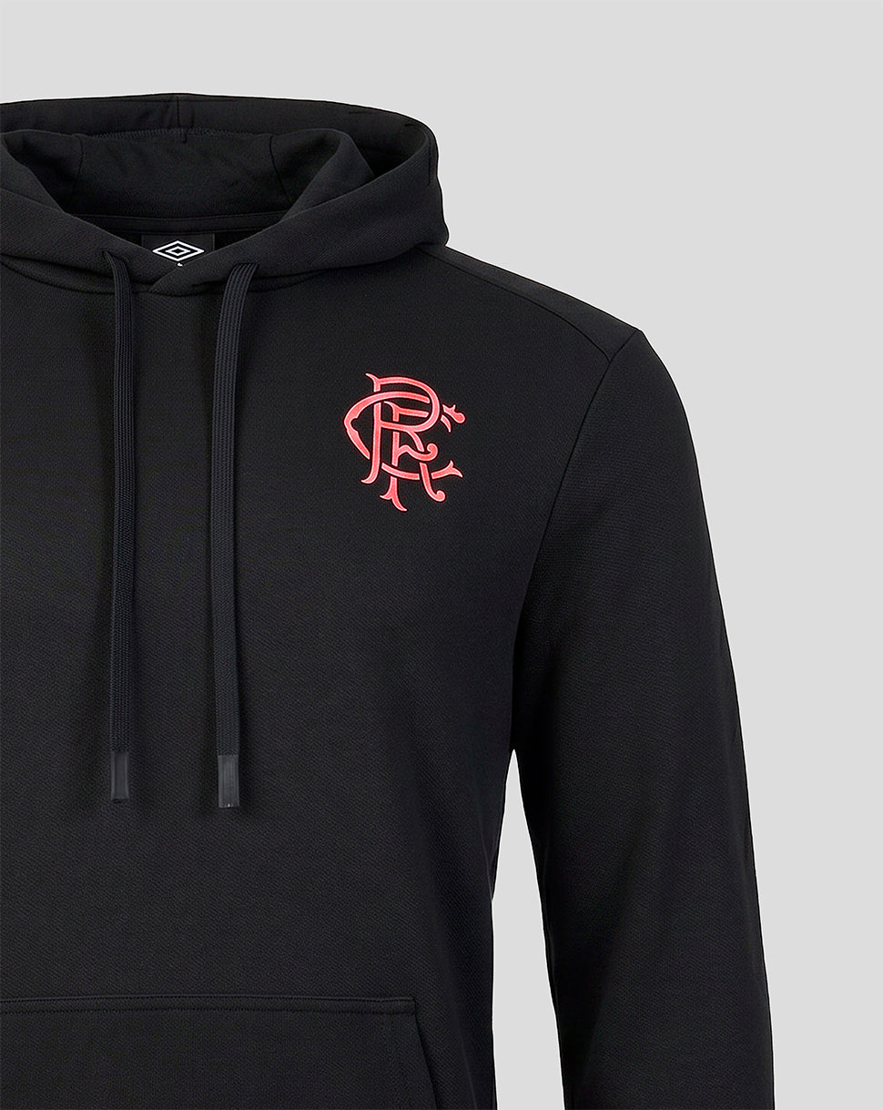 RANGERS FC MENS 2026/27 PRESENTATION HOODIE - CAVIAR